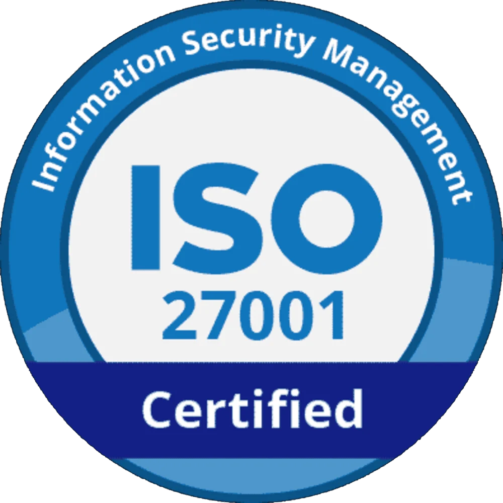 ISO 27001 certified
